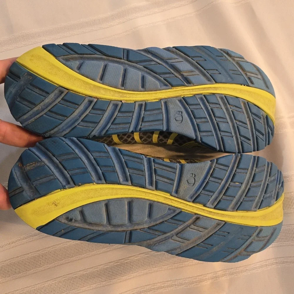 Pearl Izumi Mens EM Road H 3 Running Shoes Mens Size 12 Gray/Teal/Yellow